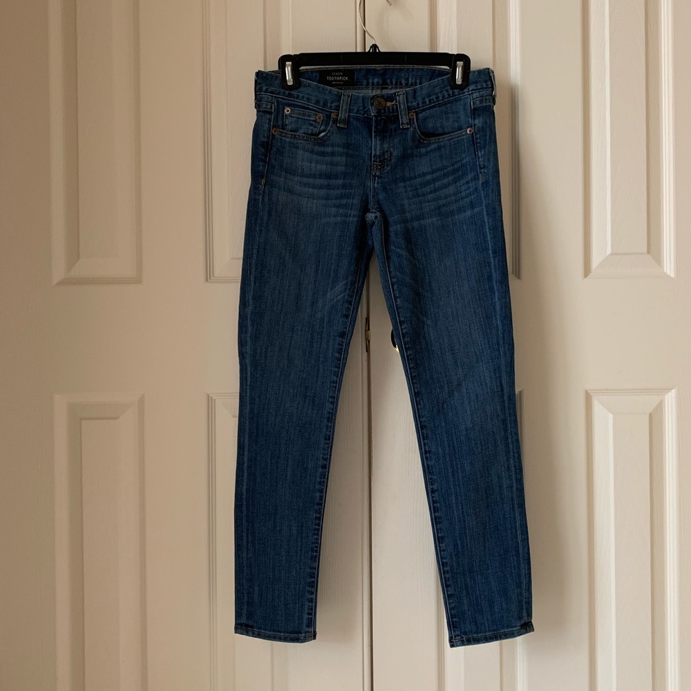J Crew Toothpick Jeans ankle pants